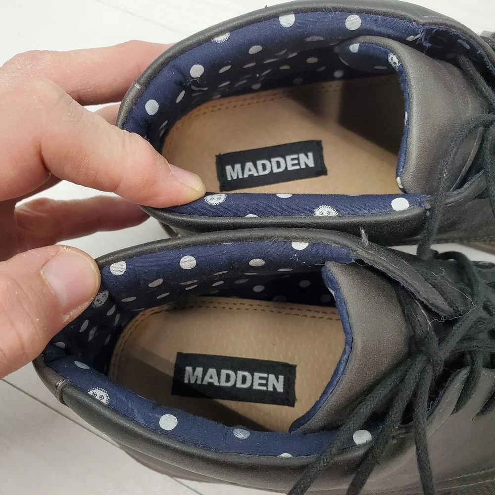 Steve Madden Sestin Chukka Boots 9.5 M Blue Comfort Casual Work School Fast Ship